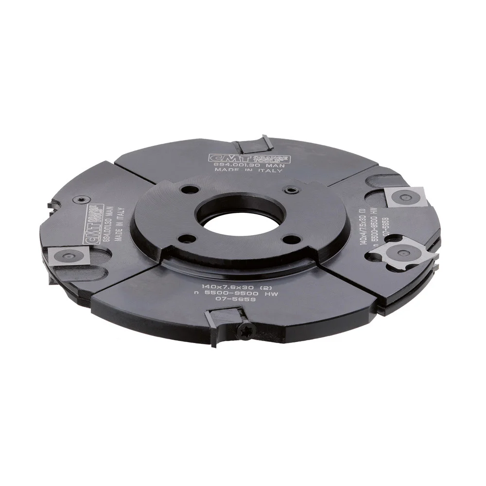 CMT 694.001.31,5'' + 1/2'',3 Piece Adjustable Grooving Sets