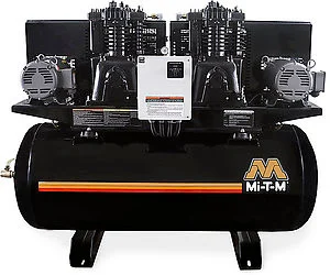 Mi-T-M ACD-20375-120H Electric Air Compressors, 120-Gallon Two Stage Electric Ho