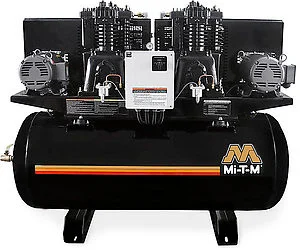 Mi-T-M ACD-46375-120HM Electric Air Compressors, 120-Gallon Two Stage Electric H