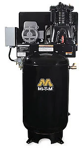 Mi-T-M ACS-23305-80V Electric Air Compressors, 80-Gallon Two Stage Electric Vert