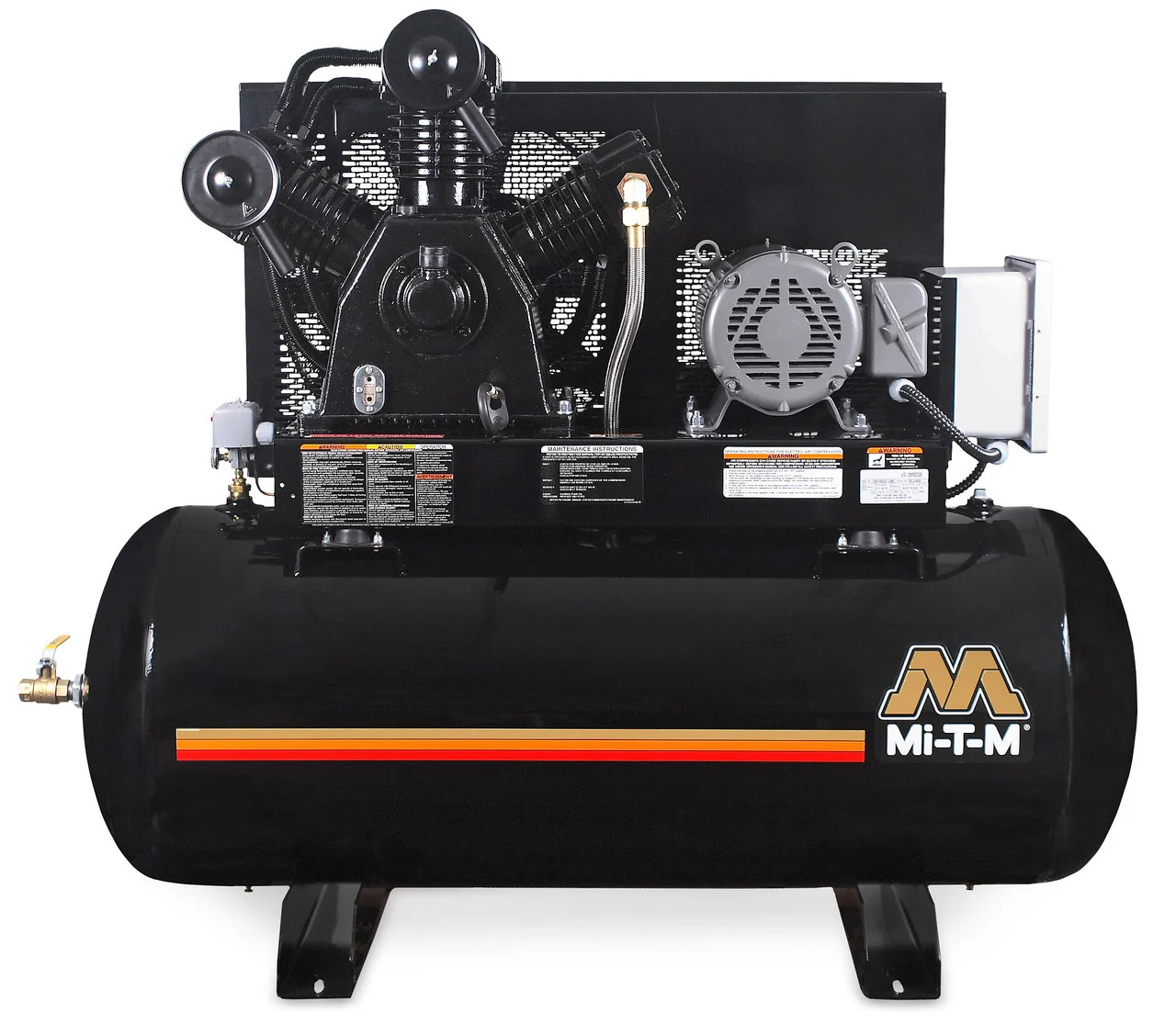 Mi-T-M AES-20315-120HM Electric Air Compressors ,120-Gallon Two Stage Electric S
