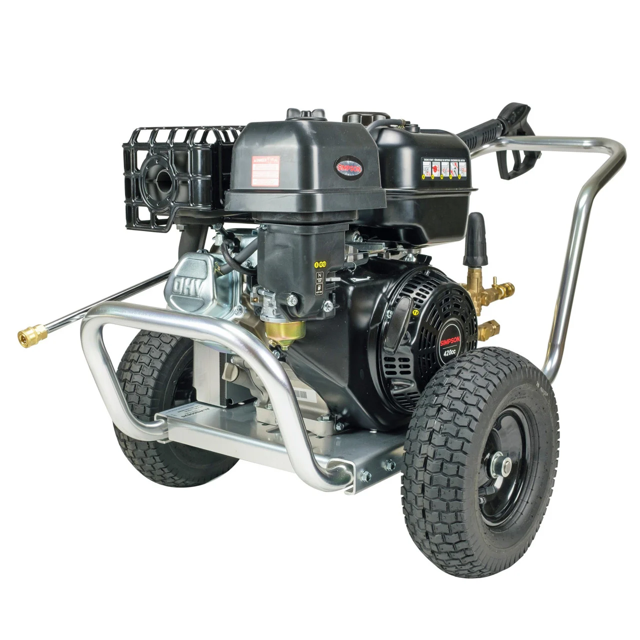 SIMPSON Aluminum Water Blaster ALWB60825 Gas Pressure Washer 4400 PSI at 4.0 GPM