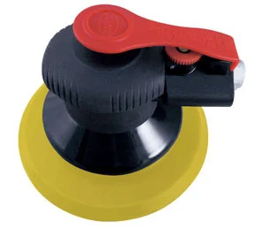 Astro Pneumatic ONYX 6" Finishing Palm Sander with 3/16" Stroke 6" PU PSA Velcro