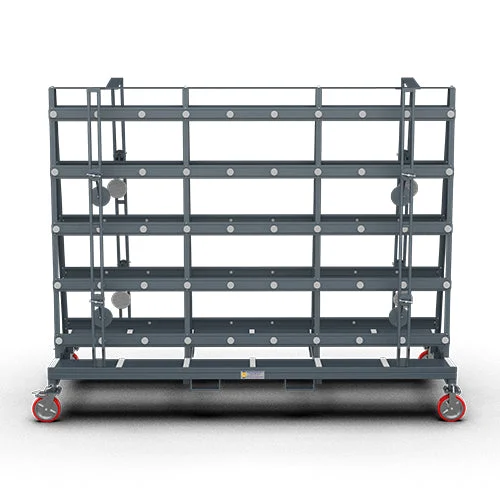 Abaco Oversized Glass Transport Cart