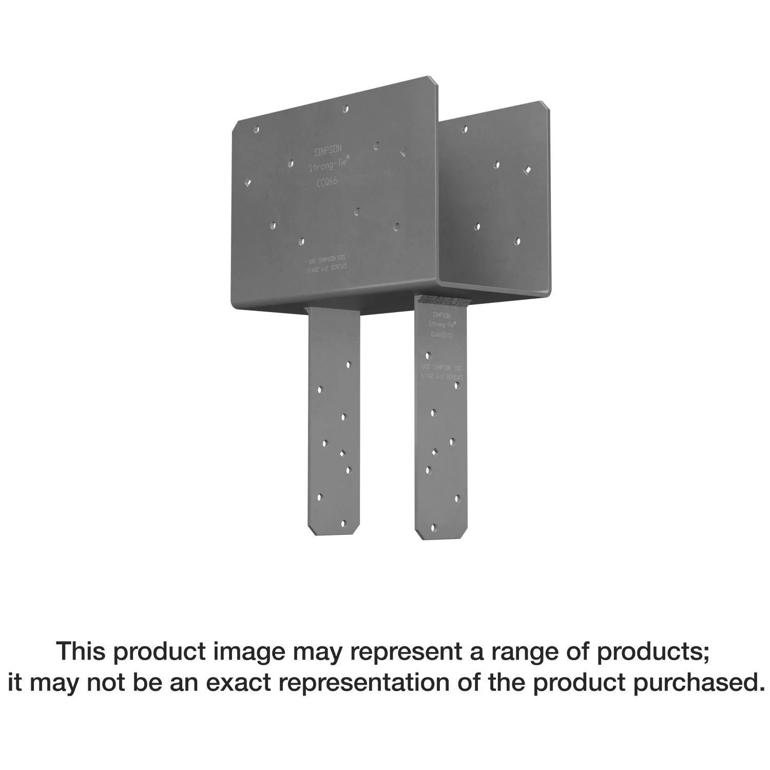 Simpson Strong-Tie CCQ7.1-7.1SDS2.5 CCQ Column Cap for 7-in. Beam, 7-in. Post with Strong-Drive SDS Screws