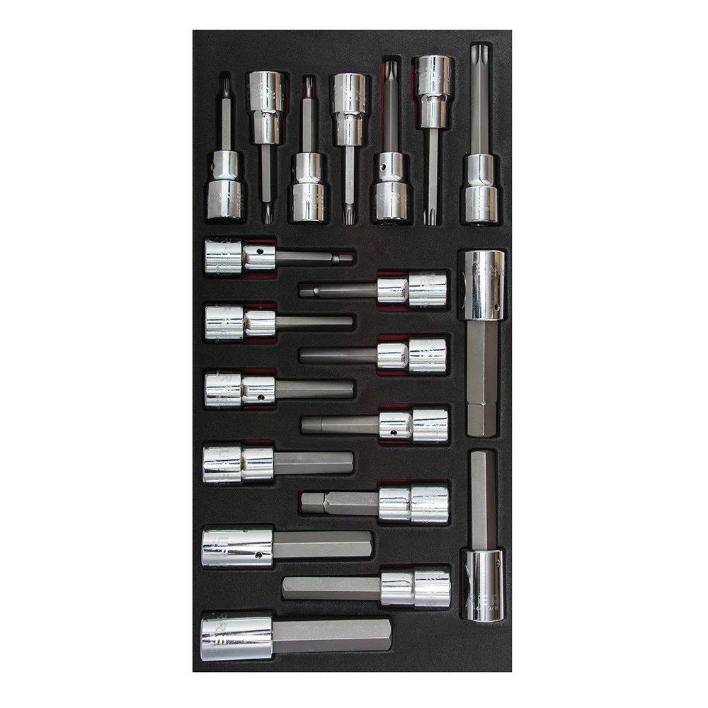 URREA 20 pc 1/2? DRIVE SOCKET SETS WITH ACCESSORIES #CH110
