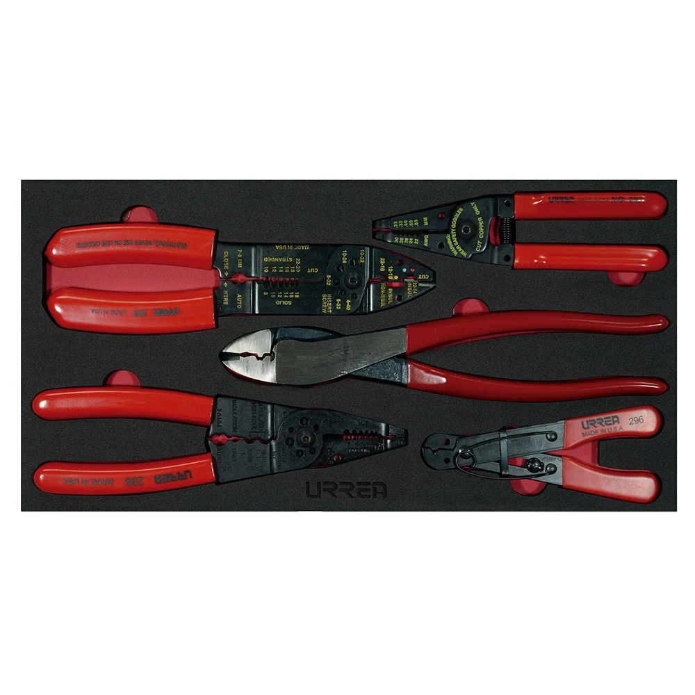 URREA 5 pc WIRE STRIPPING PLIER SET #CH130