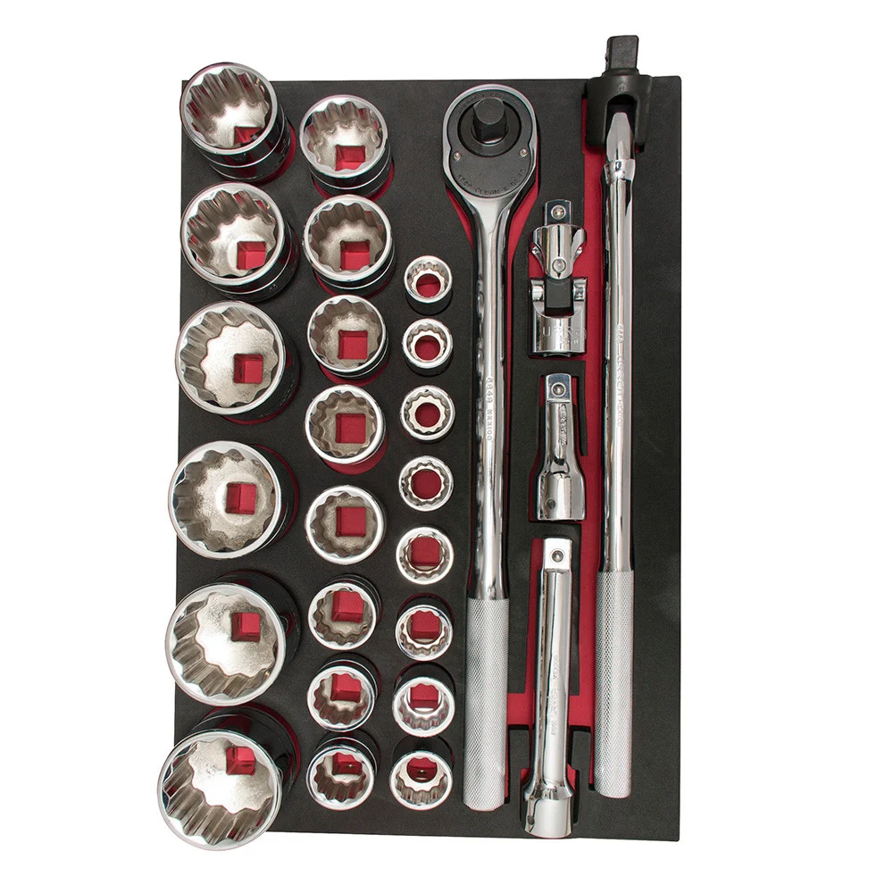 URREA 27 pc 3/4? DRIVE SOCKET SETS WITH ACCESSORIES #CH302