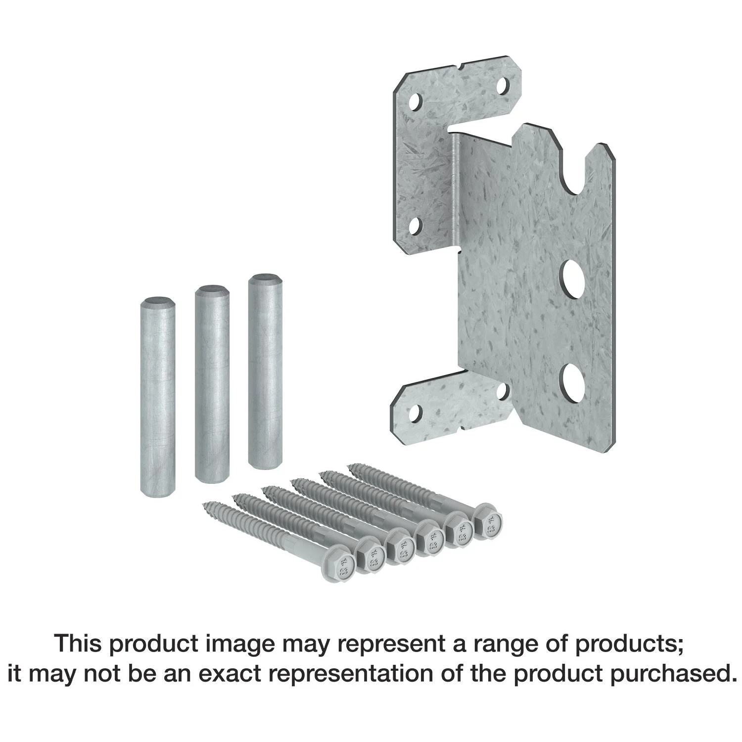Simpson Strong-Tie CJT3ZS CJTZ 12-Gauge ZMAX Galvanized Concealed Joist Tie with (3) Short Pins