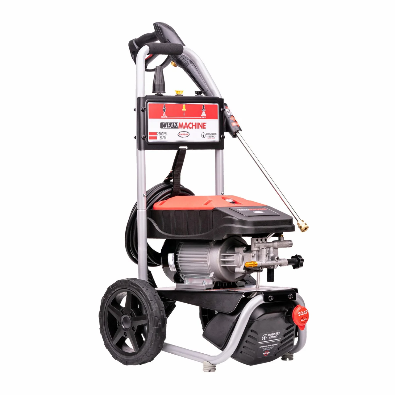Clean Machine CM60976-S Electric Pressure Washer 2300 PSI at 1.2 GPM