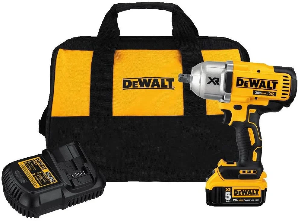 20V MAX* XR Brushless High Torque 1/2" Impact Wrench Kit and Detent Pin Anvil