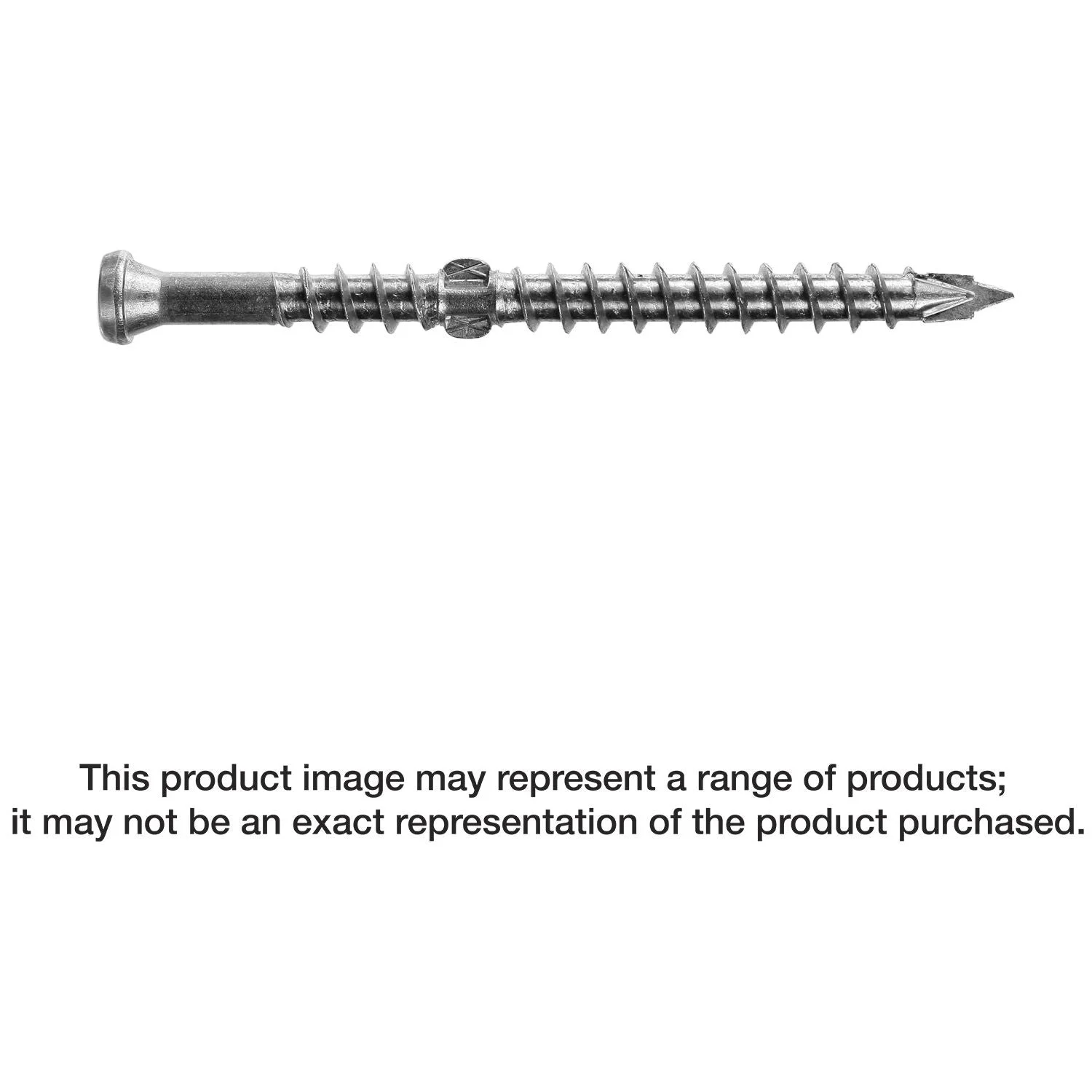 Simpson Strong-Tie DHPDSS212R100 Deck-Drive DHPD HARDWOOD Screw, #10 x 2-1/2-in. Type 305, 100-Pack