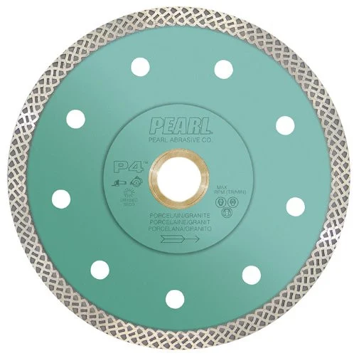 Pearl 5x.048x7/8 in, 20mm, 5/8 in P4 Turbo Mesh Diamond Blade - Granite