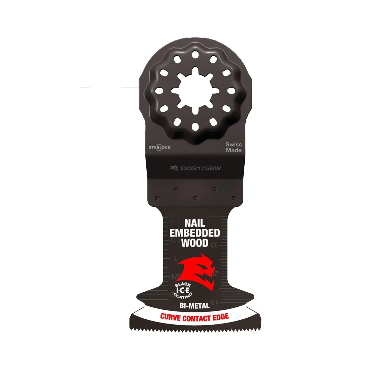 Diablo DOS175BW3 Demo Demon 1-3/4 in. Starlock Bi-Metal Oscillating Blades for Nail-Embedded Wood (3-Pack)