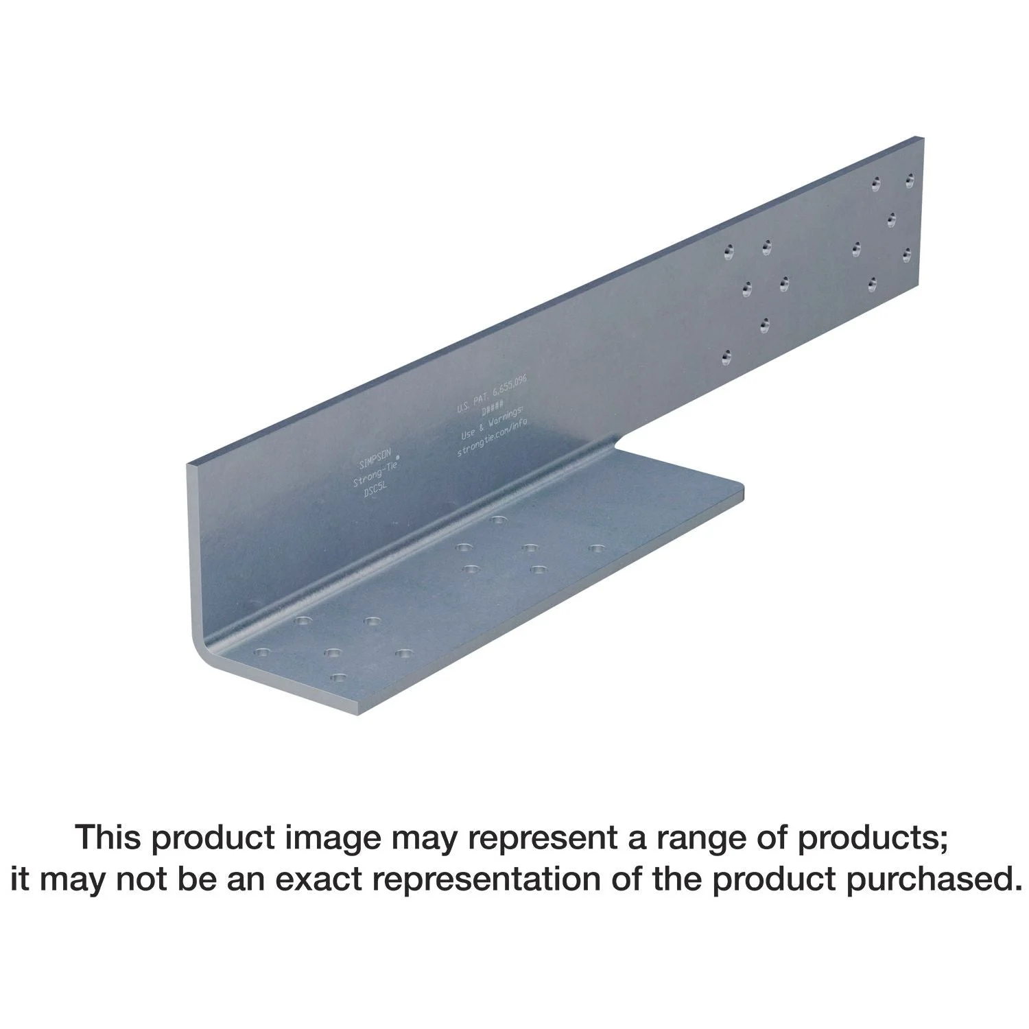 Simpson Strong-Tie DSC5R-SDS3 DSC 21-in. Drag-Strut Connector with Strong-Drive SDS Screws, Skewed Right