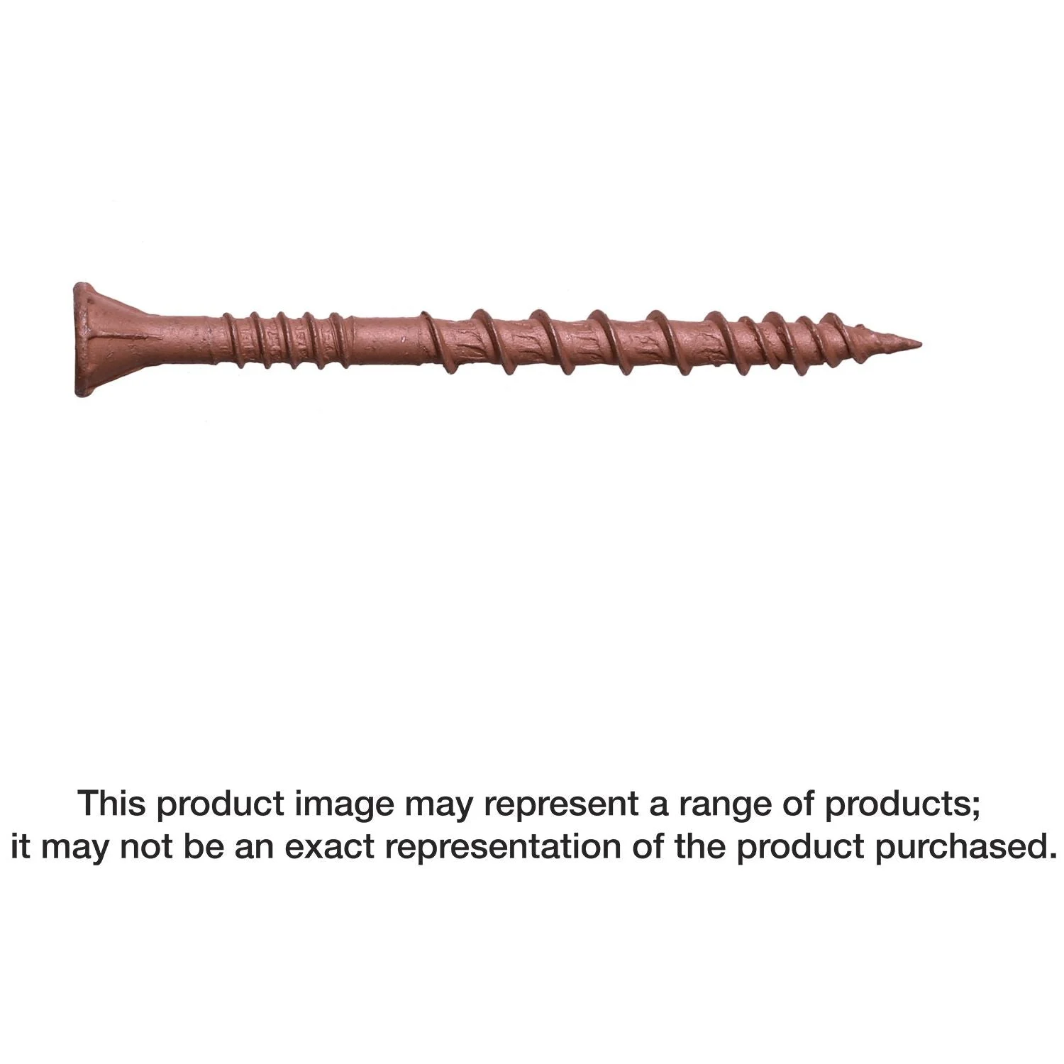 Simpson Strong-Tie DSVR3R1LB Deck-Drive DSV WOOD Screw, #10 x 3-in. T-25, Flat Head, Quik Guard, Red, 1-lb.