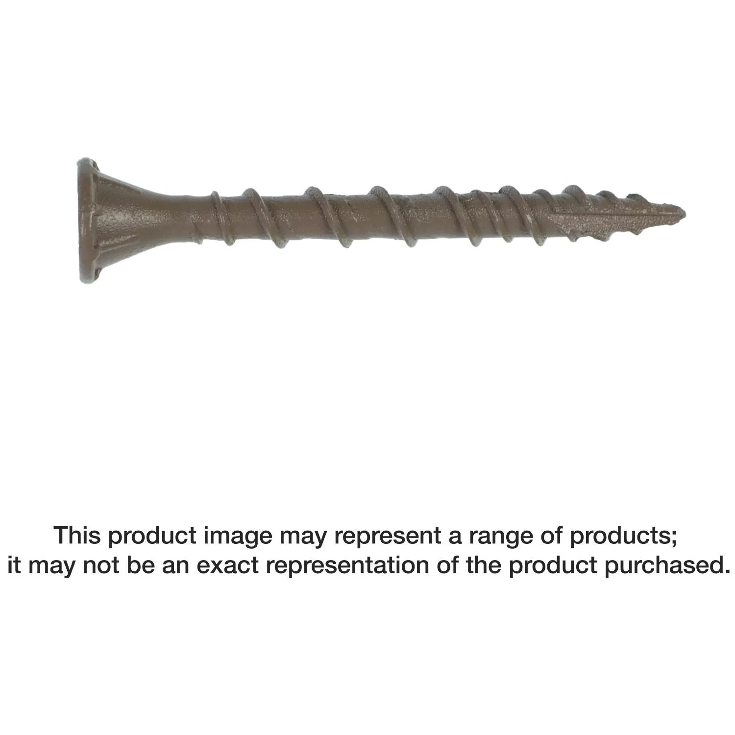 Simpson Strong-Tie DSVT158R1LB Deck-Drive DSV WOOD Screw, #8 x 1-5/8-in. T25, Flat Head, Quik Guard, Tan, 1-lb.