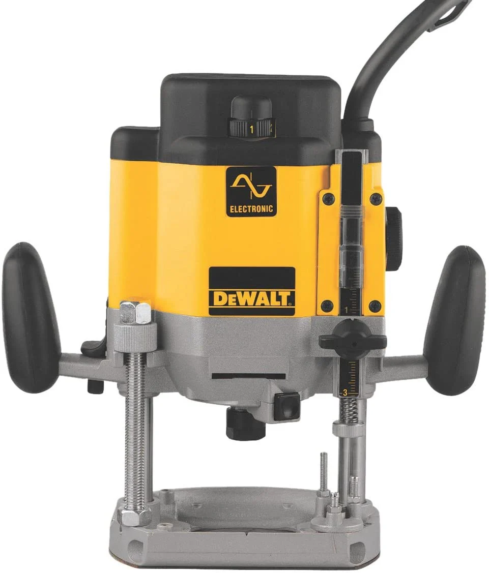 DEWALT Router, Plunge Base, Variable Speed, 3-HP (DW625)