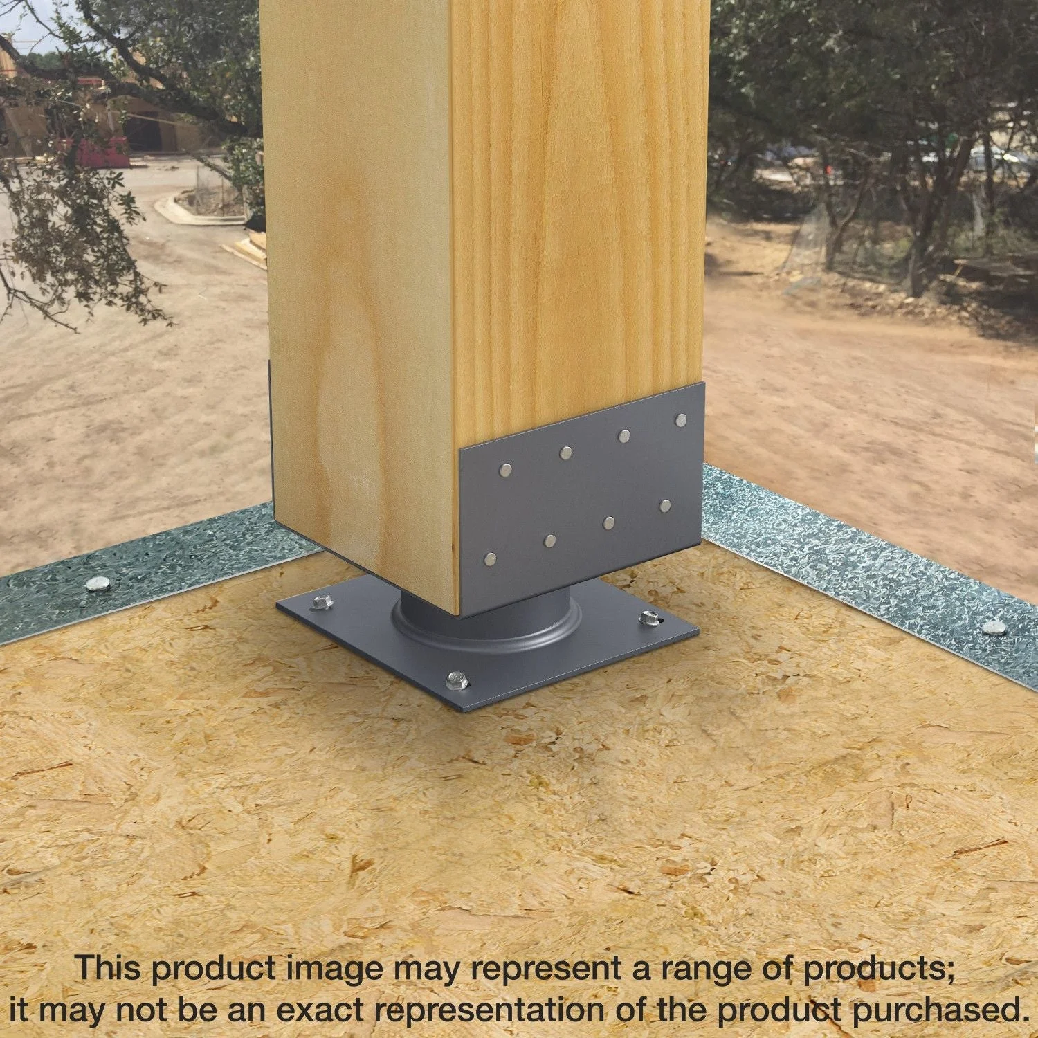 Simpson Strong-Tie ECB66 ECB 2-in. Standoff Elevated Column Base for 6x6
