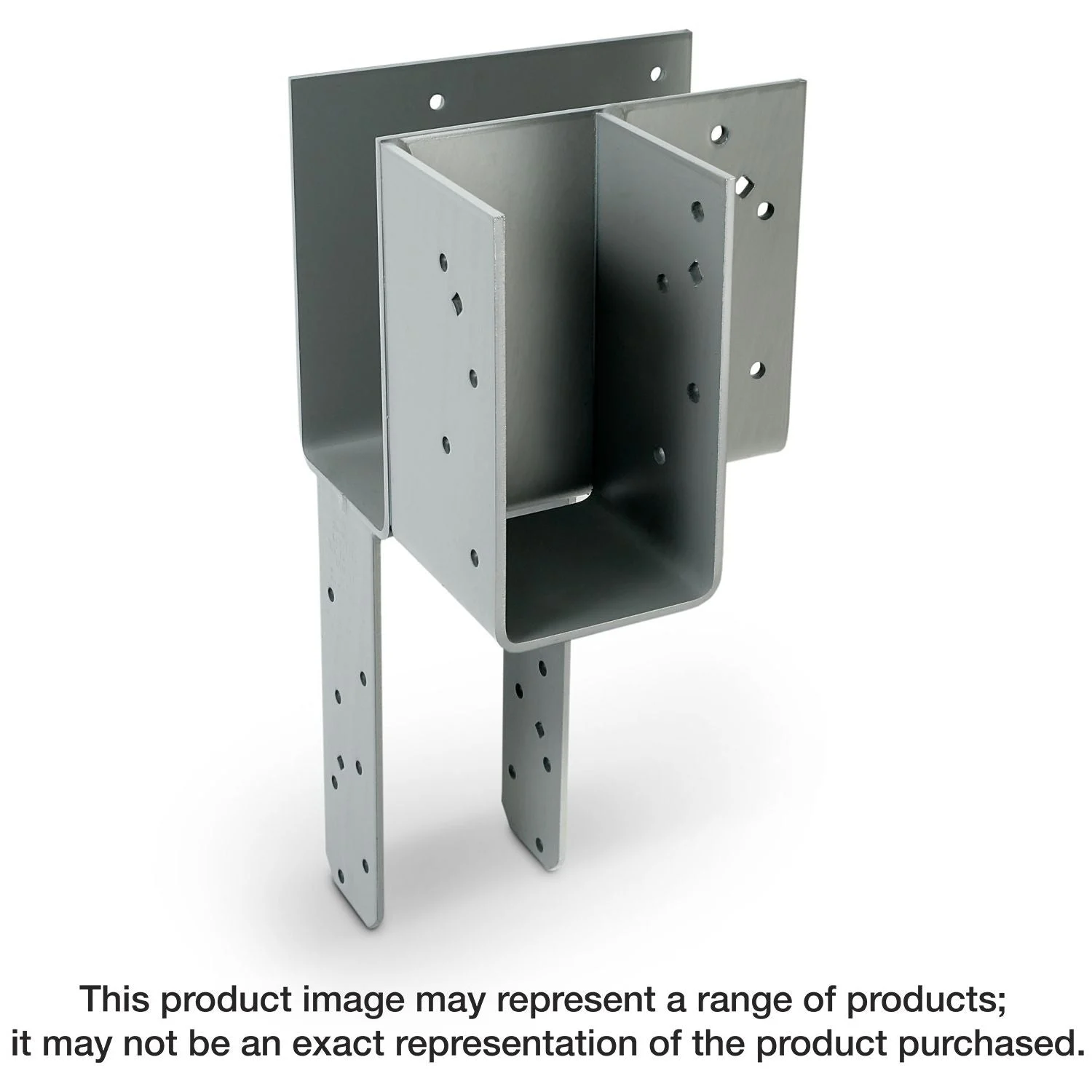 Simpson Strong-Tie ECCLLQ464HDG ECCLLQ HDG L-Shape End Column Cap for 4x Beams, 6x Post w/ SDS Screws, Skewed Left
