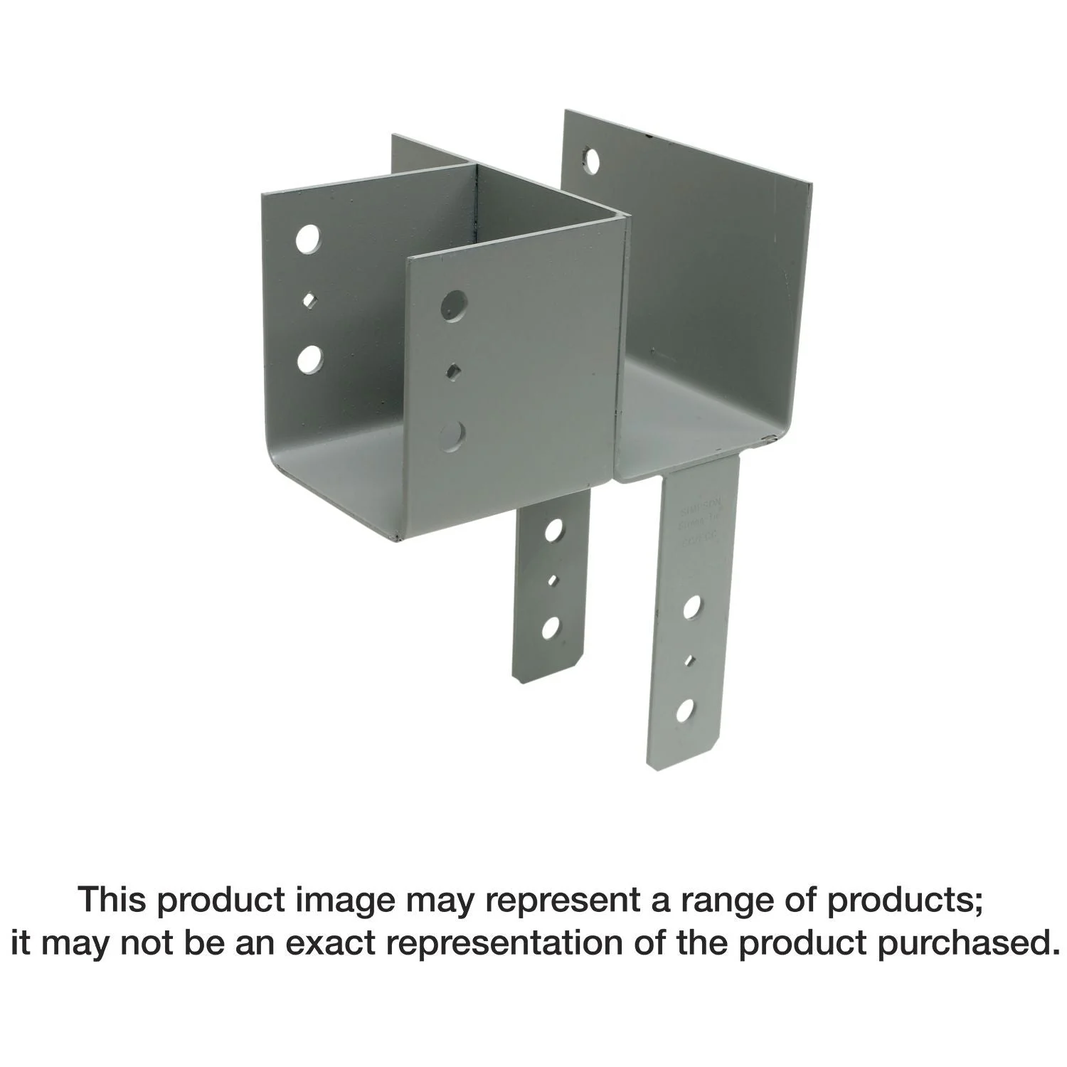 Simpson Strong-Tie ECCLR666HDG ECCLR HDG L-Shape End Column Cap for 6x Beams, 6x Post, Skewed Right