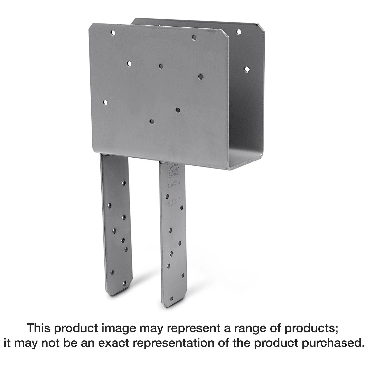 Simpson Strong-Tie ECCQ96SDS2.5 ECCQ End Column Cap for 8-3/4-in. Beam, 6x Post, with Strong-Drive SDS Screws