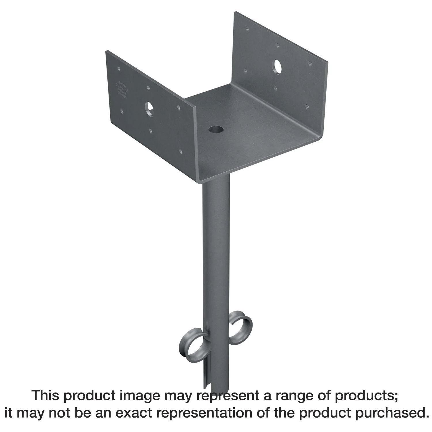 Simpson Strong-Tie EPB46-12 EPB Elevated Post Base for 4x6 with 12-in. Pipe