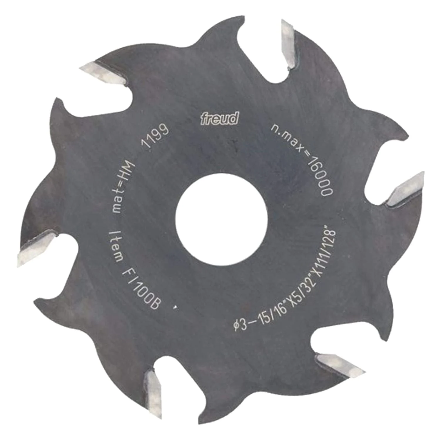 Freud FI100 4 in. 6-Tooth Replacement Blade for JS100 and JS102 or Similar Biscuit Joiner