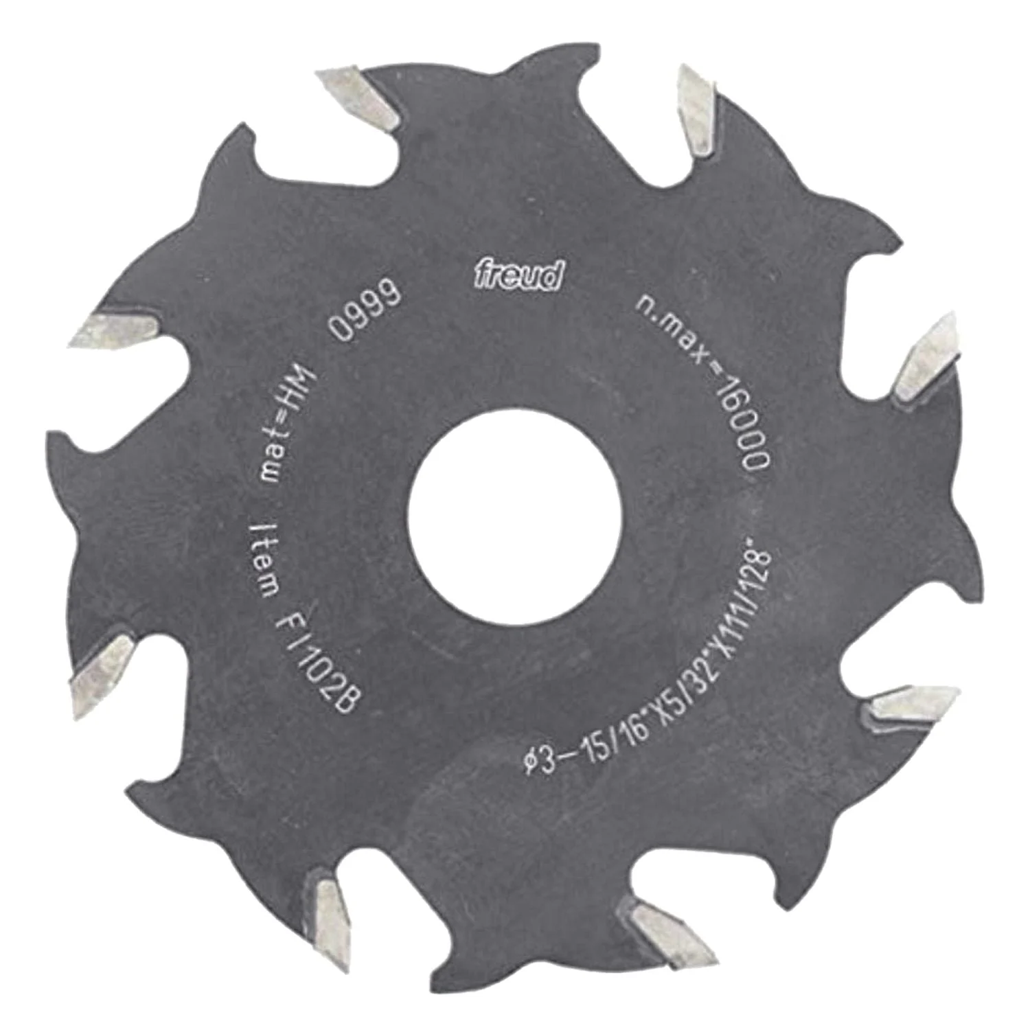 Freud FI102 4 in. 8-Tooth Replacement Blade for JS100, JS102 or Similar Biscuit Joiner