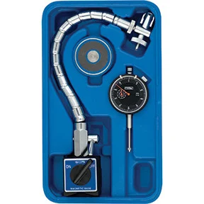 Fowler Chrome Flex Magenetic Base Set with Black Dial Indicator and Mag Back FOW-72-585-500
