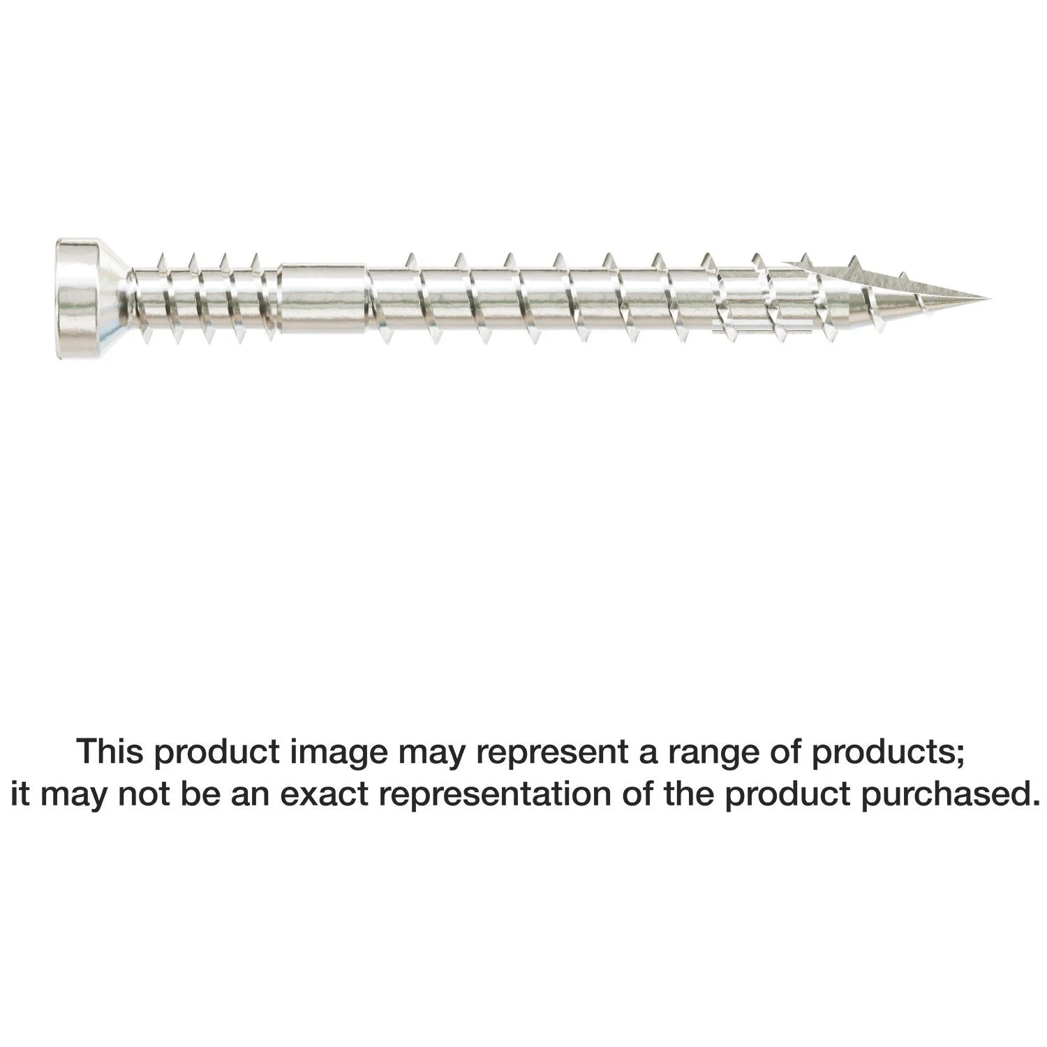 Simpson Strong-Tie FT07112T500 Finish Trim Screw, #7 x 1-1/2-in. T10, Trim-Head, Type 316, 500-Pack