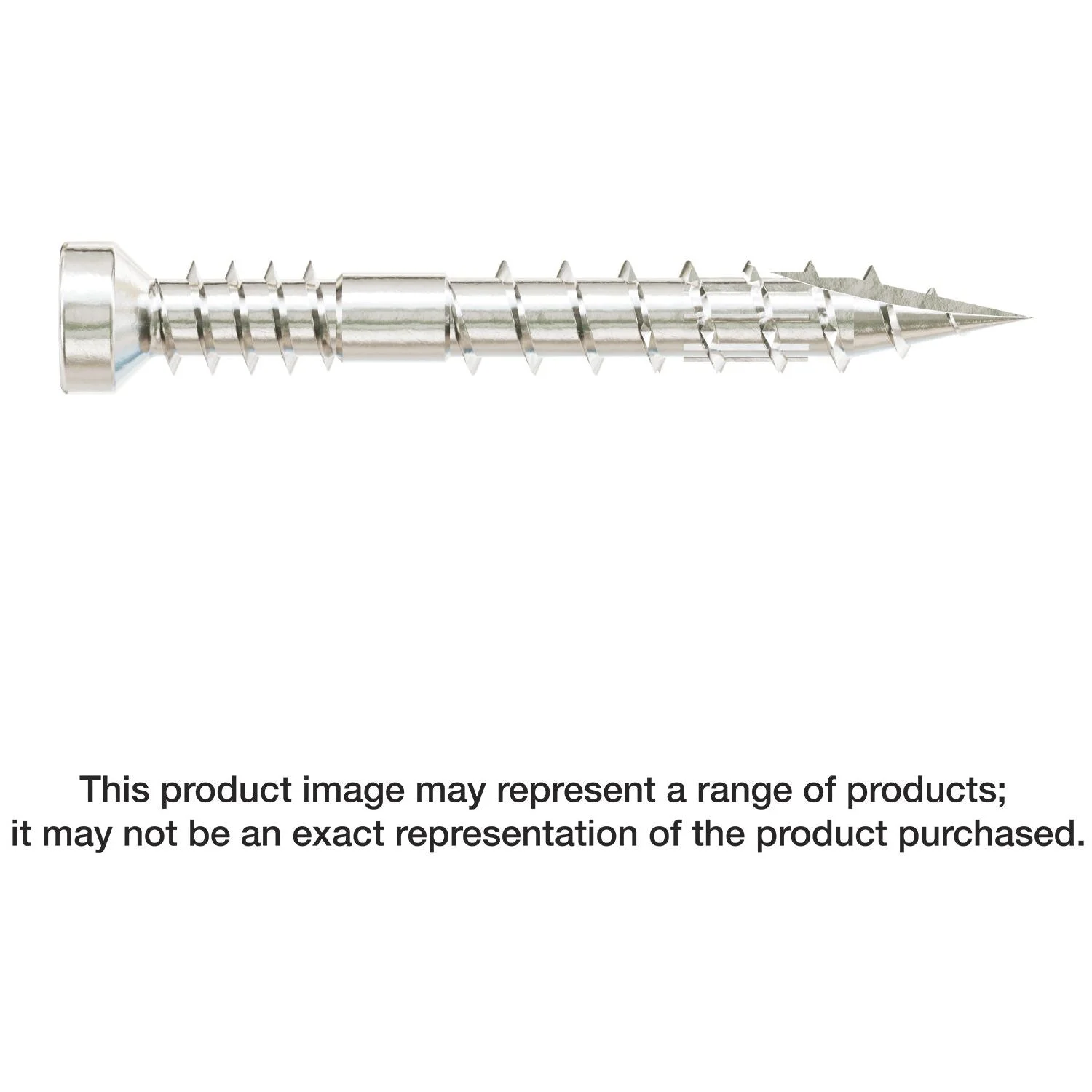 Simpson Strong-Tie FT07114T100 Finish Trim Screw, #7 x 1-1/4-in. T10, Trim-Head, Type 316, 100-Pack