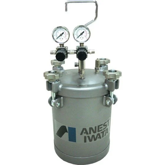 ANEST IWATA 6315 Pressure Tank, 10 L Capcity, 57 psi, 310 mm L x 310 mm W x 565 mm H