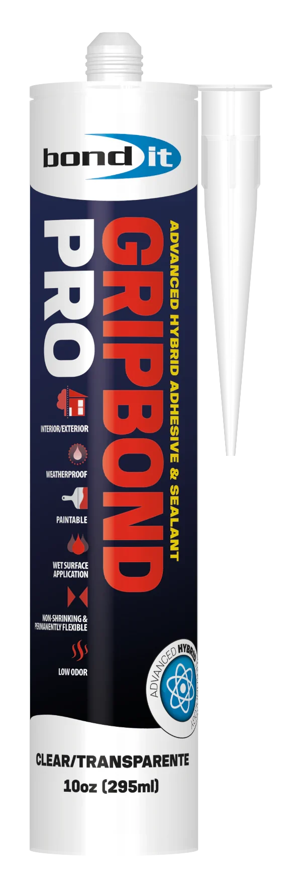 Gripbond PRO Hybrid Adhesive and Sealant- Case of 12