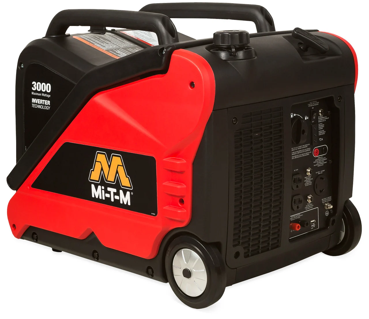 Mi-T-M GEN-3000-IMM0 Portable Generators,3000-Watt Gasoline Inverter