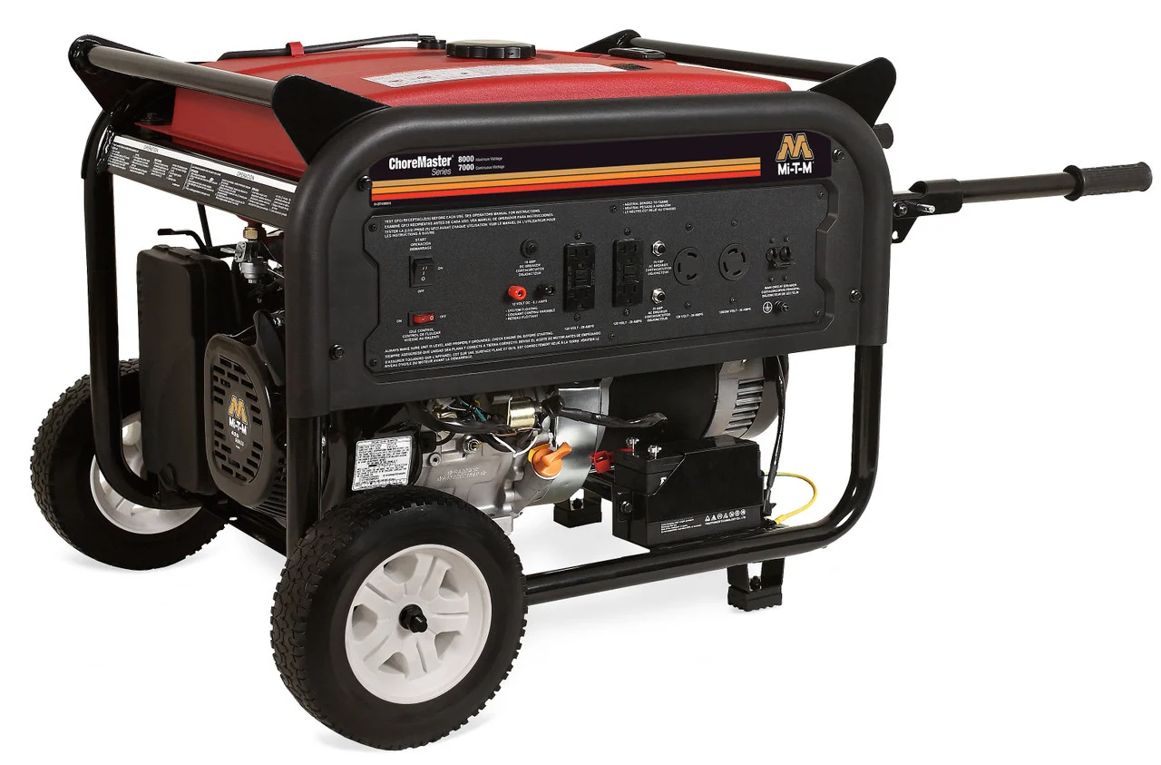 Mi-T-M GEN-8000-0MME Portable Generators, 8000-Watt Gasoline ChoreMaster? Series