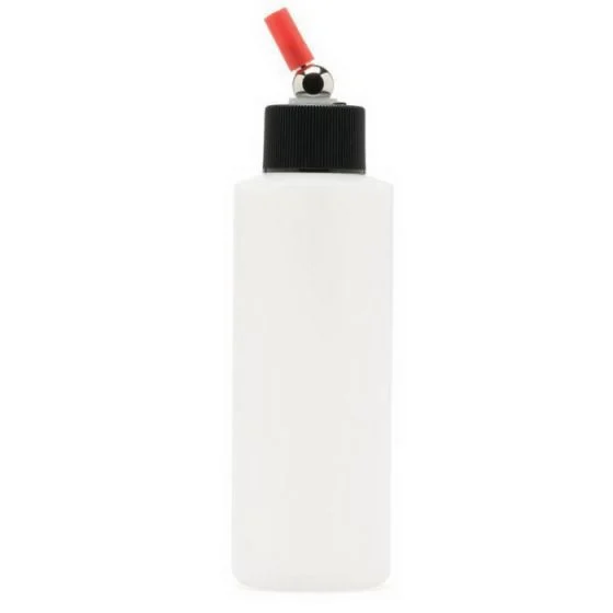 ANEST IWATA 4133 High Strength Cylinder Bottle with Adapter Cap, 4 oz, Use With: