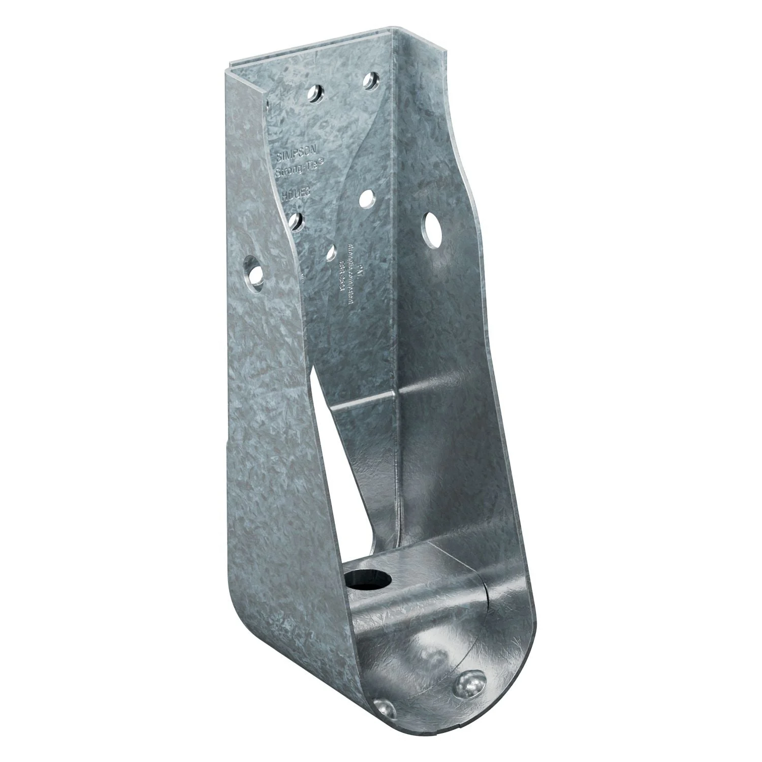 Simpson Strong-Tie HDUE3-SDS3 HDUE 8-11/16-in. Galvanized Predeflected Holdown with Strong-Drive SDS Screws