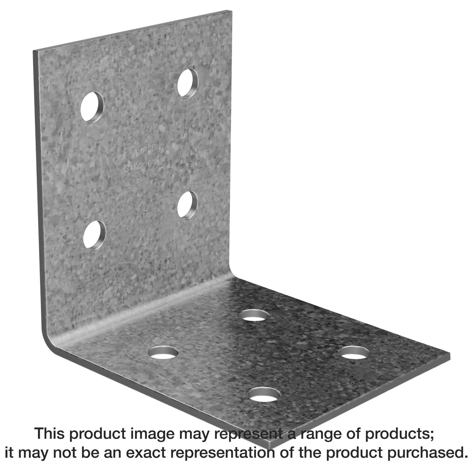 Simpson Strong-Tie HL55HDG HL 5-3/4-in. x 5-in. Hot-Dip Galvanized Heavy Angle
