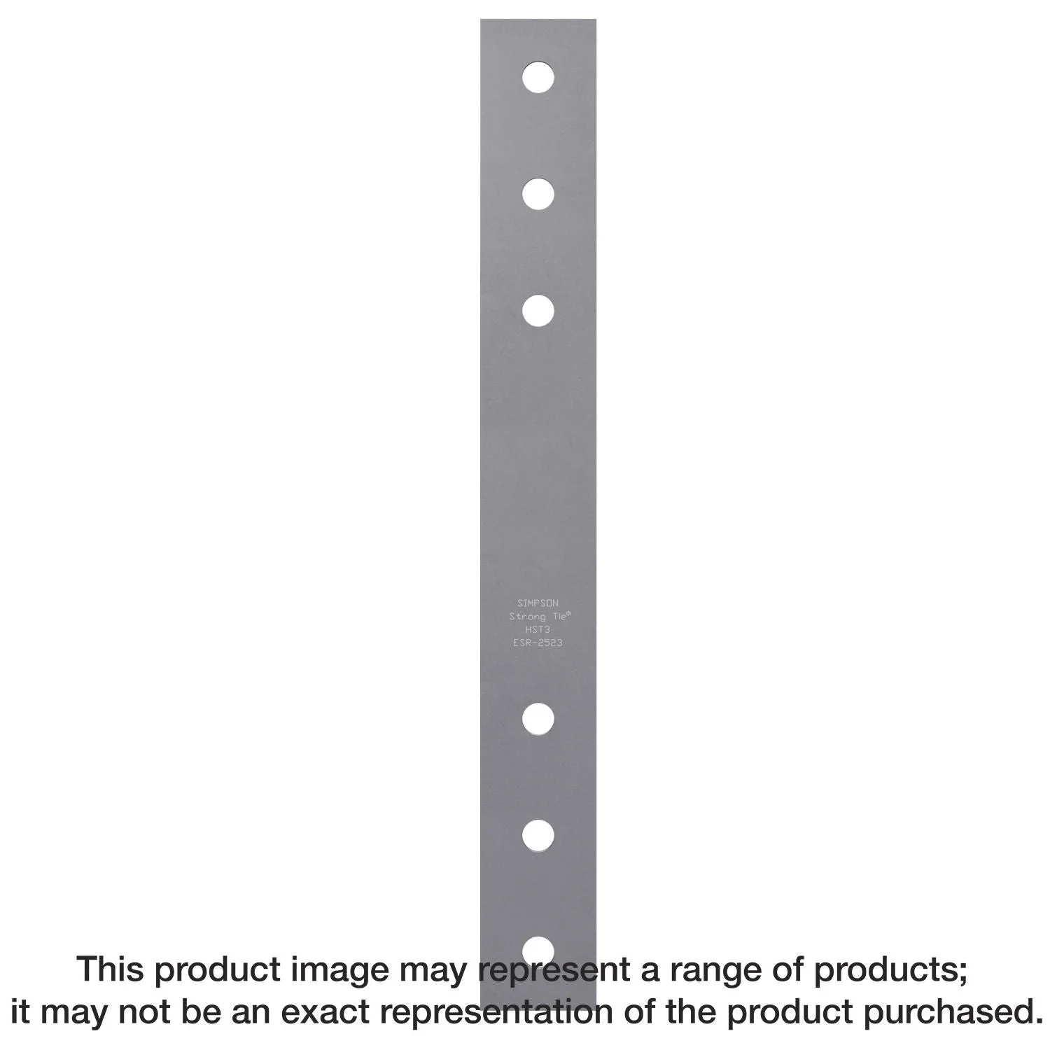 Simpson Strong-Tie HST2HDG HST 2-1/2-in. x 21-1/4-in. 7-Gauge Hot-Dip Galvanized Heavy Strap Tie