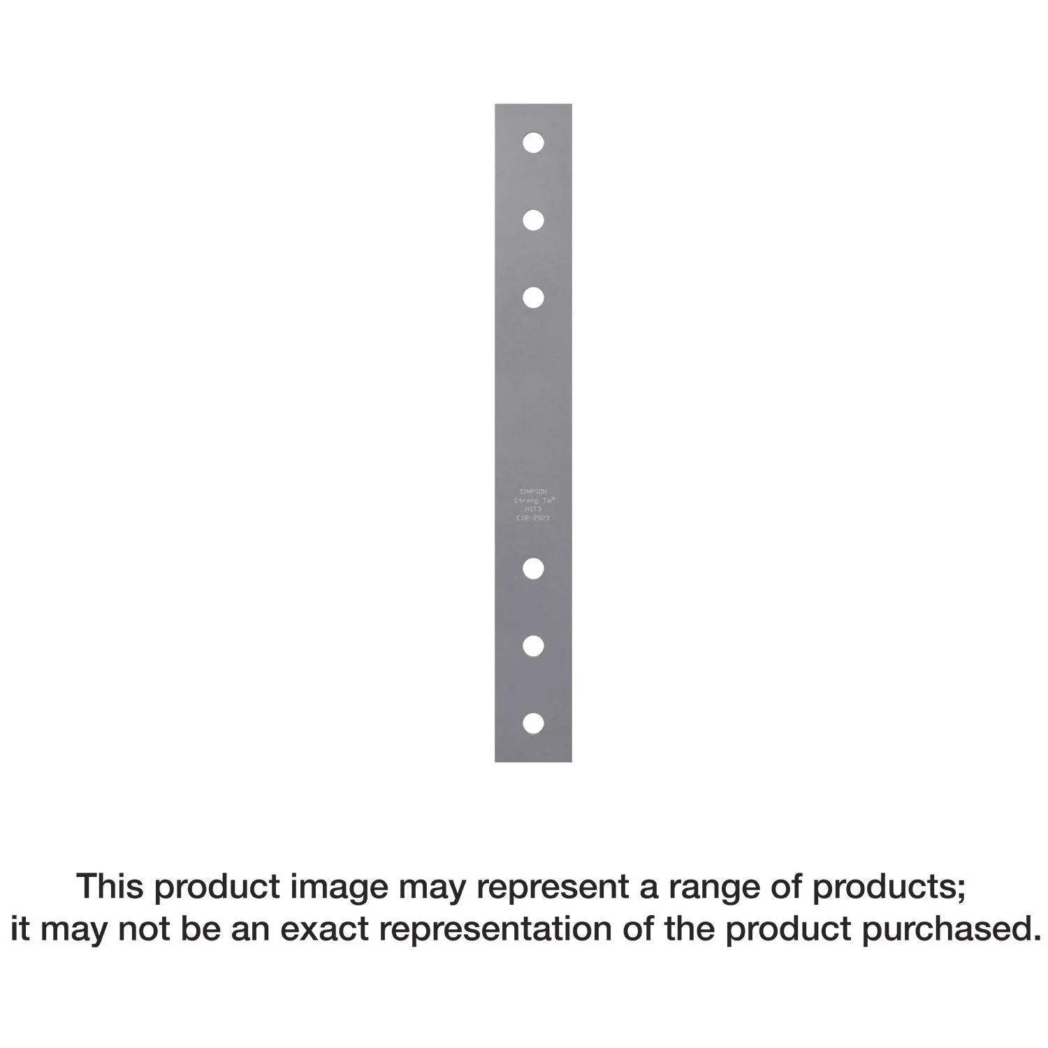 Simpson Strong-Tie HST5HDG HST 5-in. x 21-1/4-in. 7-Gauge Hot-Dip Galvanized Heavy Strap Tie