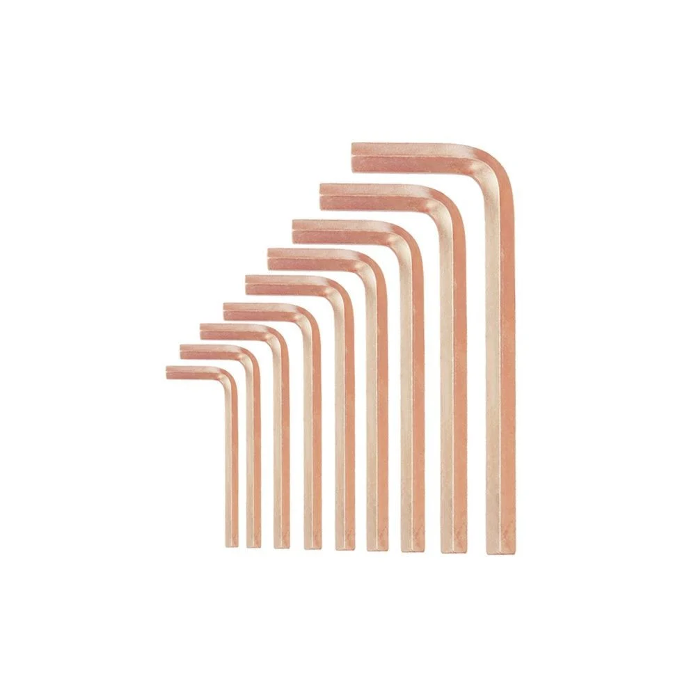 10 pc. Non-sparking Hex Key Kit SAE M-42
