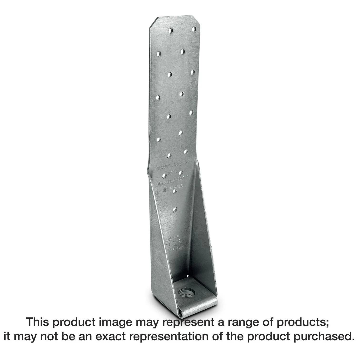 Simpson Strong-Tie HTT5KT HTT 16-in. Heavy Tension Tie for 5/8-in. Anchor with Bearing Plate and Screws