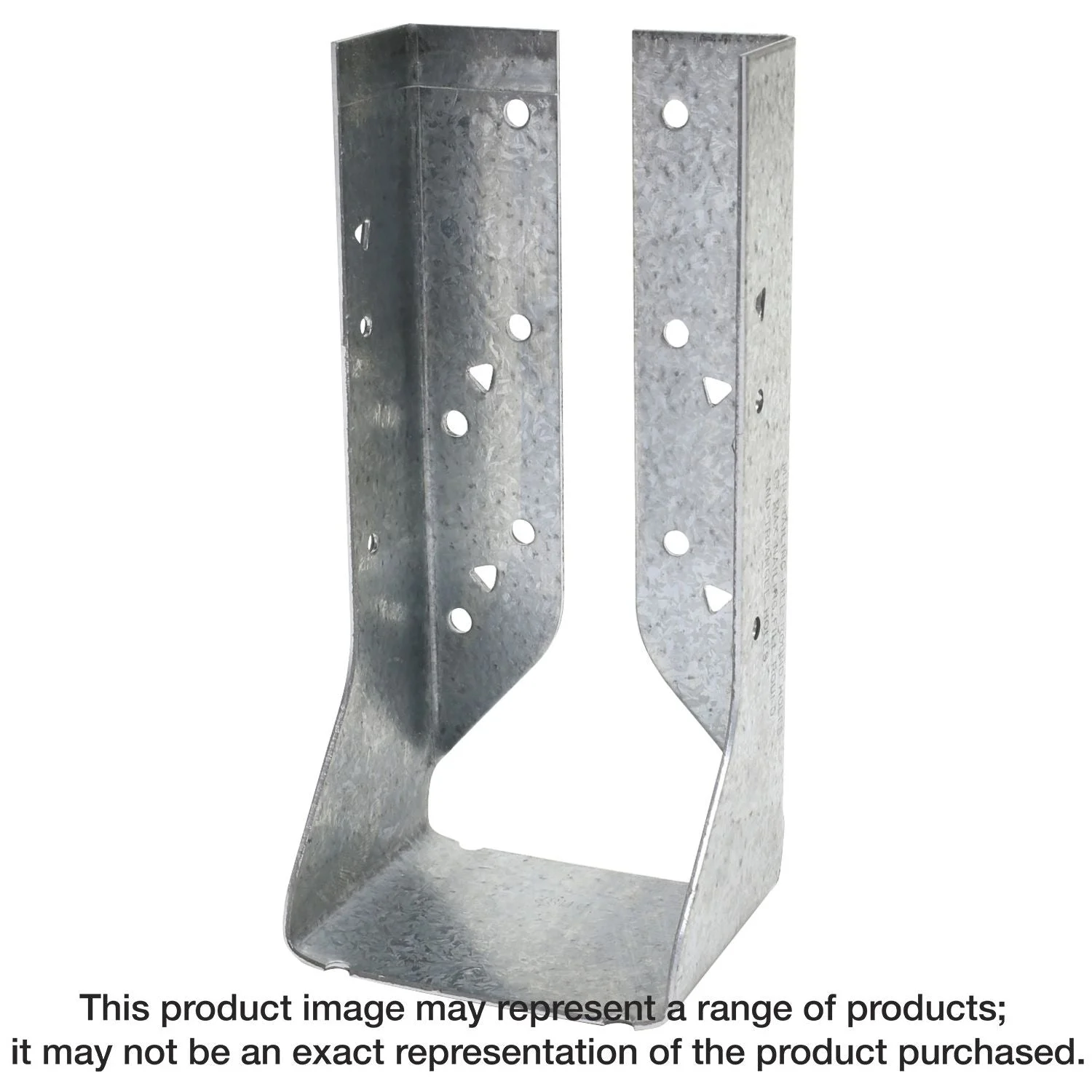 Simpson Strong-Tie HUC28-2 HUC Galvanized Face-Mount Concealed-Flange Joist Hanger for Double 2x8