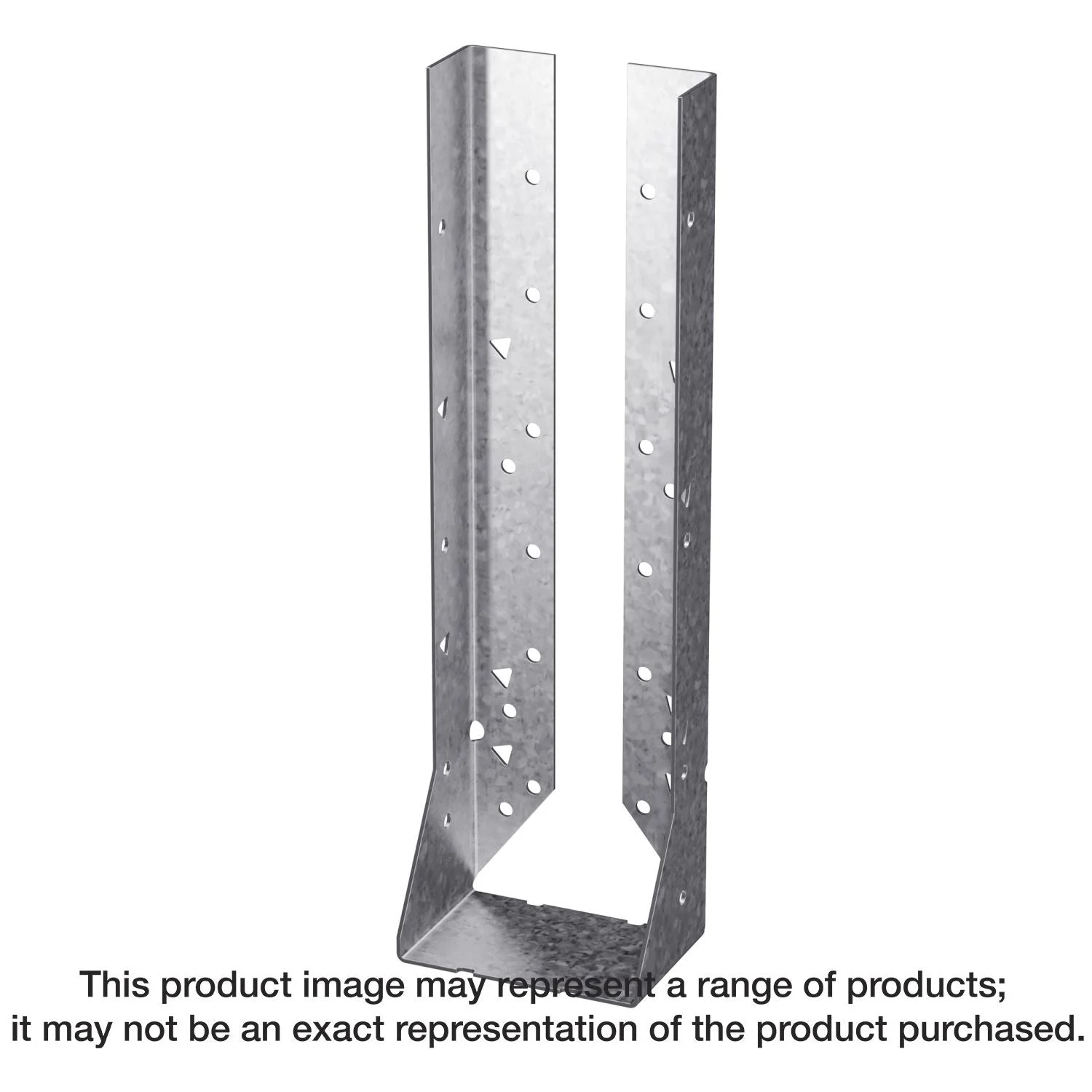 Simpson Strong-Tie HUC416 HUC Galvanized Face-Mount Concealed-Flange Joist Hanger for 4x16