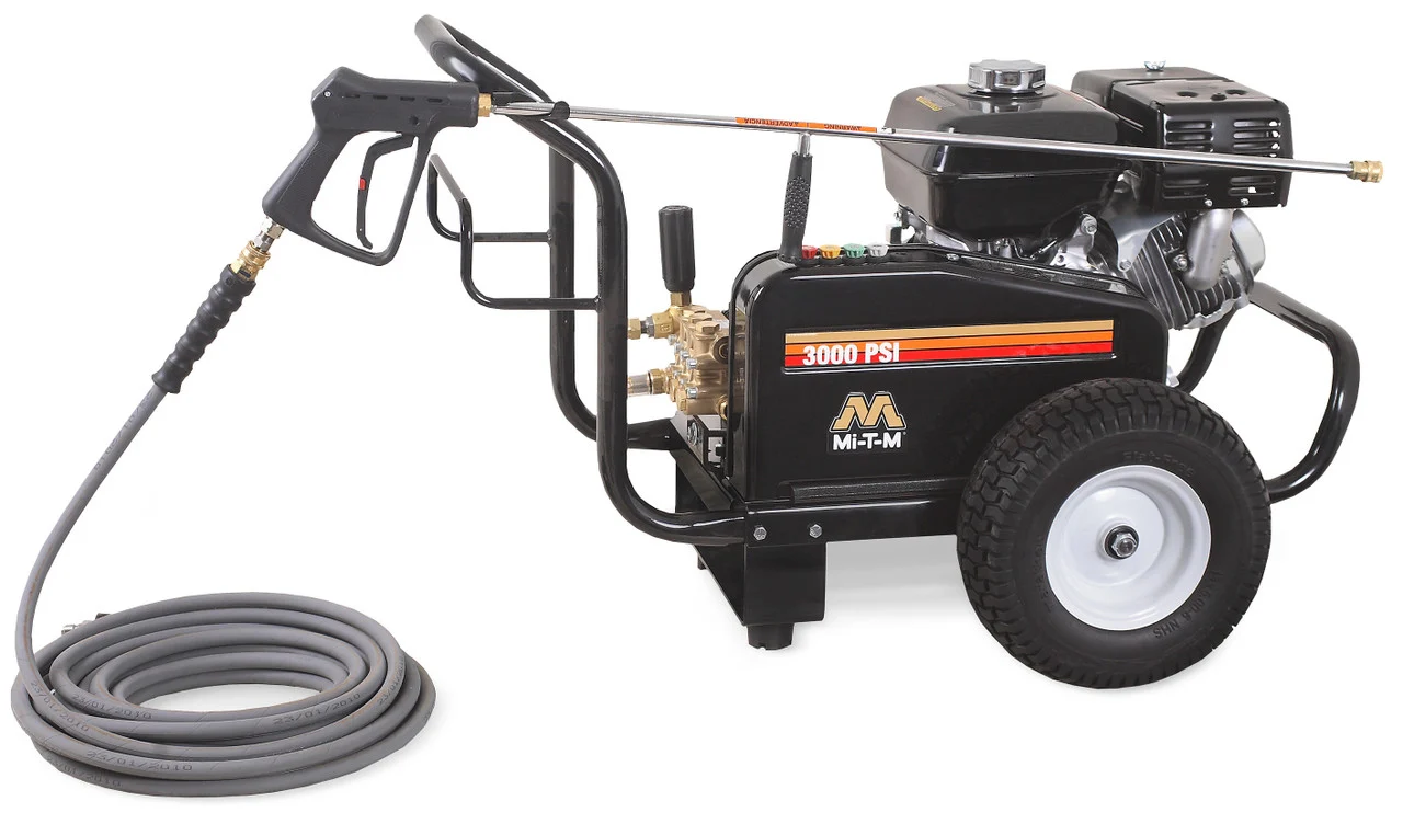 Mi-T-M JCW-3003-2MHB Cold Water Pressure Washers, JCW Series Gasoline Belt Drive