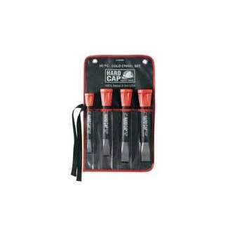 Hard Cap 4 Piece Cold Chisel Set-1
