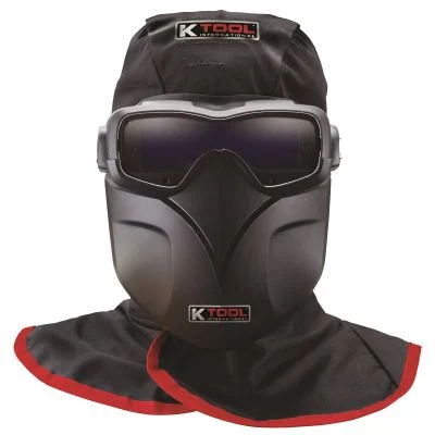 Auto Darkening Welding Goggles Kit w/ Fire Retardant Hood and Bump Cap, Goggles,