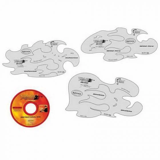 ANEST IWATA Artool? FH-TF1-MS True Fire Mini Series Freehand Airbrush Template S