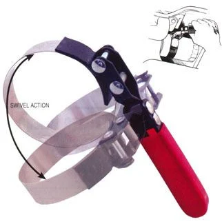 Large Swivel Grip Oil Filter Wrench (Range: 4-1/8 in to 4-1/2 in )